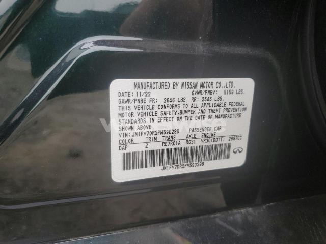 Photo 7 of 2023 INFINITI Q50 RED SPORT 400 (VIN JN1FV7DR2PM590298)