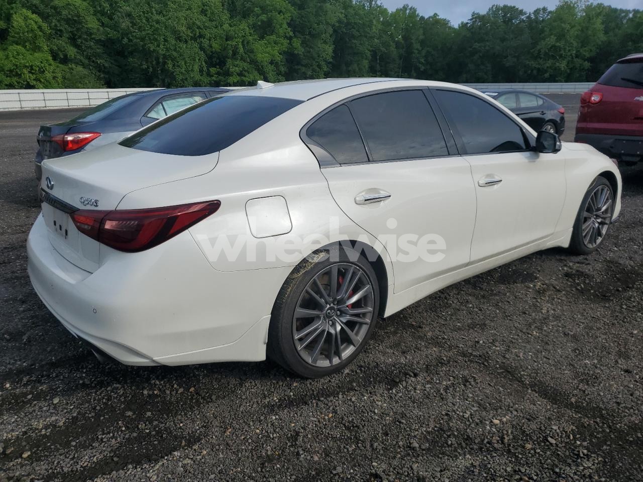 Photo 3 of 2021 INFINITI Q50 RED SPORT 400 (VIN JN1FV7DR6MM880622)