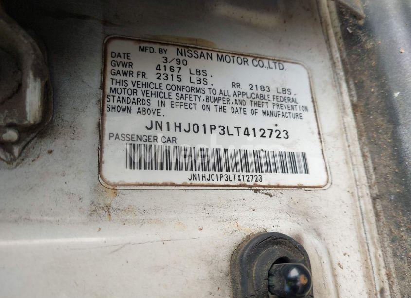 Photo 9 of 1990 Nissan Maxima (VIN JN1HJ01P3LT412723)