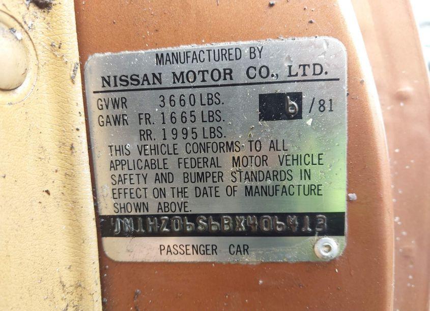 Photo 9 of 1981 Datsun 280zx N/A (VIN JN1HZ0656BX408413)