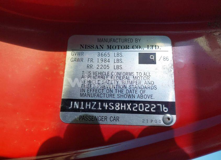 Photo 9 of 1987 Nissan 300zx N/A (VIN JN1HZ14S8HX202276)