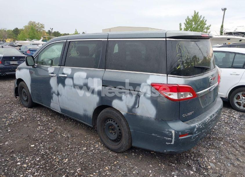 Photo 3 of 2012 Nissan Quest S (VIN JN8AE2KP1C9030222)