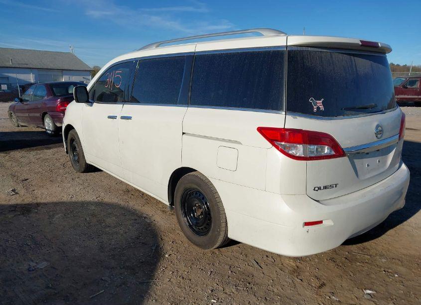 Photo 3 of 2012 Nissan Quest S (VIN JN8AE2KP9C9045146)