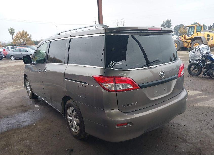 Photo 3 of 2014 Nissan Quest S (VIN JN8AE2KPXE9106054)