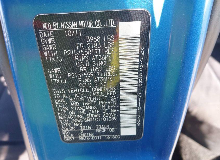 Photo 9 of 2012 Nissan Juke SV (VIN JN8AF5MR1CT101239)