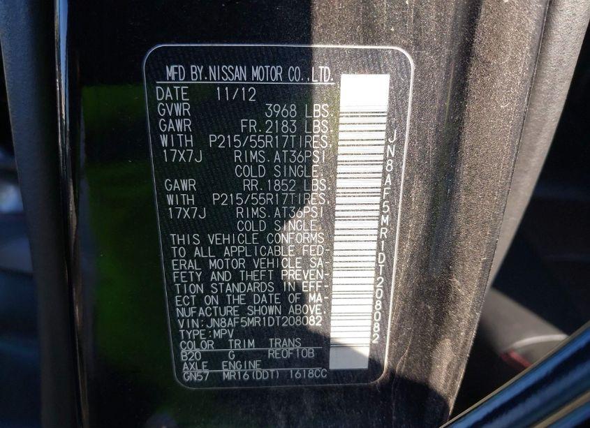 Photo 9 of 2013 Nissan Juke SL (VIN JN8AF5MR1DT208082)