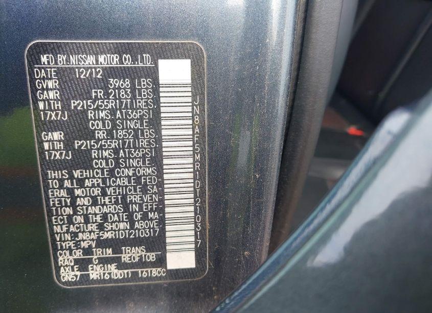 Photo 9 of 2013 Nissan Juke SL (VIN JN8AF5MR1DT210317)