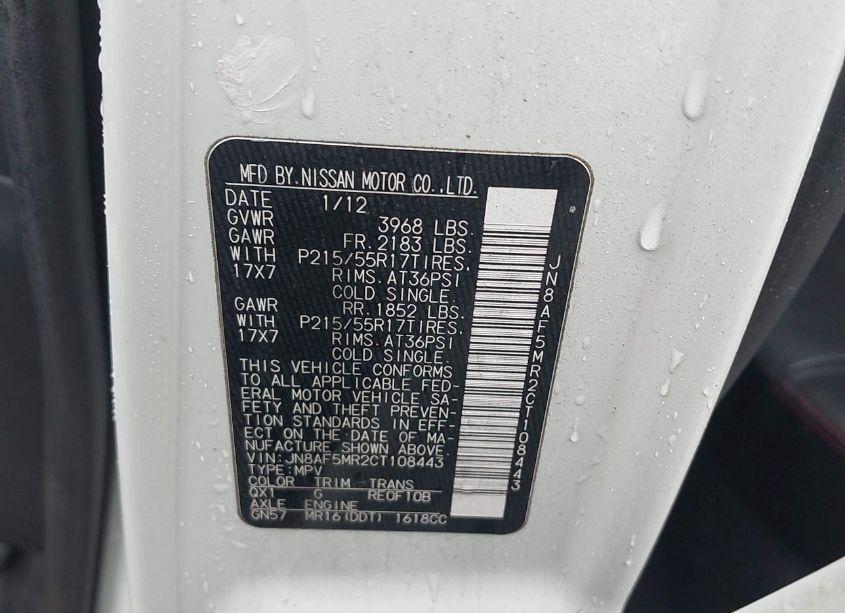 Photo 9 of 2012 Nissan Juke SL (VIN JN8AF5MR2CT108443)