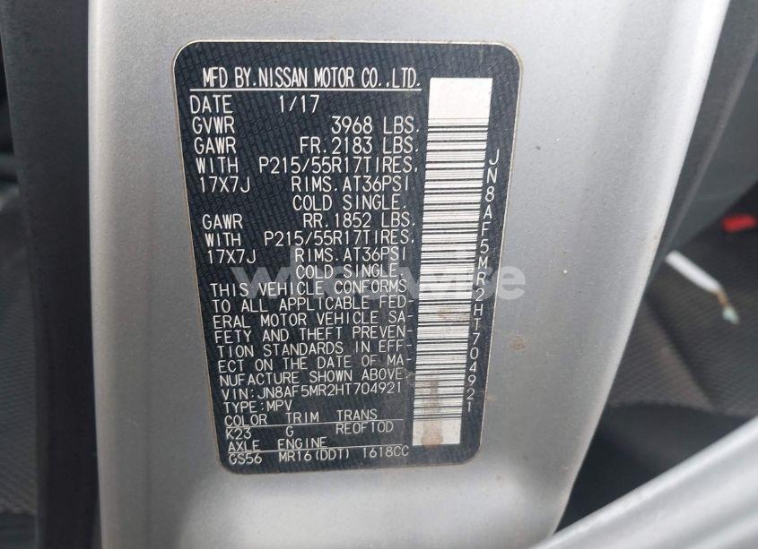 Photo 9 of 2017 Nissan Juke S (VIN JN8AF5MR2HT704921)