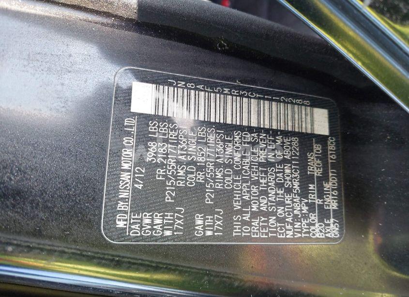 Photo 9 of 2012 Nissan Juke SL (VIN JN8AF5MR3CT112288)