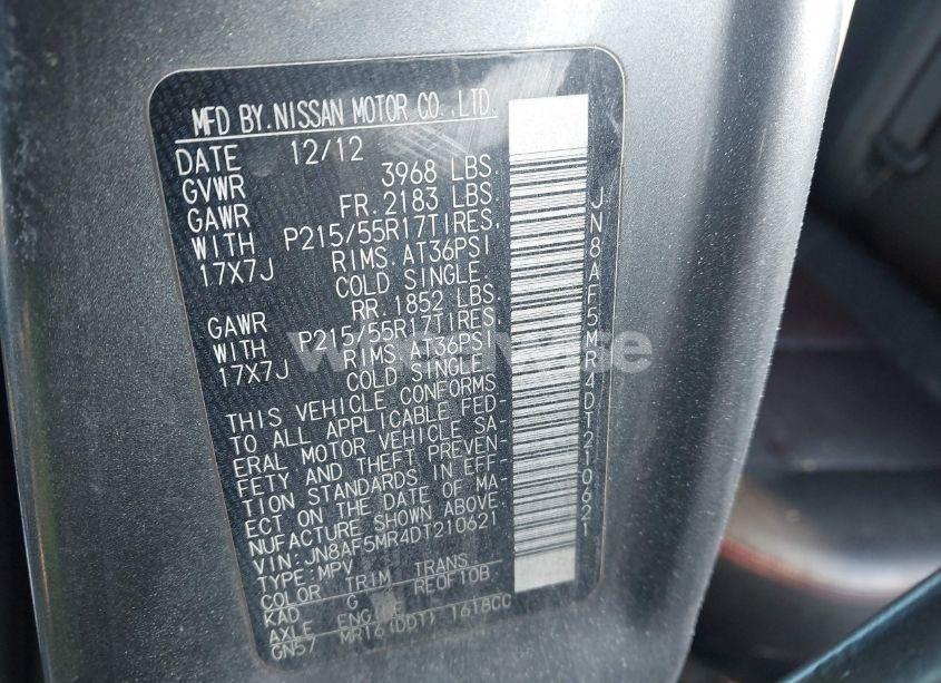 Photo 9 of 2013 Nissan Juke SL (VIN JN8AF5MR4DT210621)