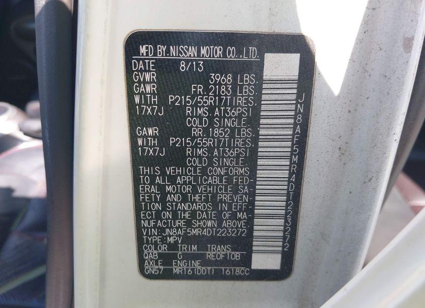 Photo 9 of 2013 Nissan Juke SL (VIN JN8AF5MR4DT223272)