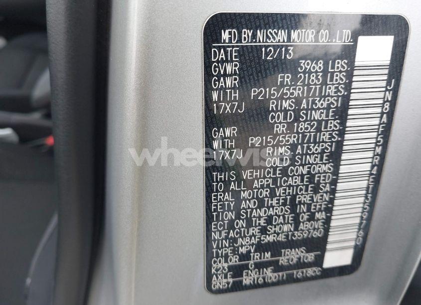 Photo 9 of 2014 Nissan Juke S (VIN JN8AF5MR4ET359760)