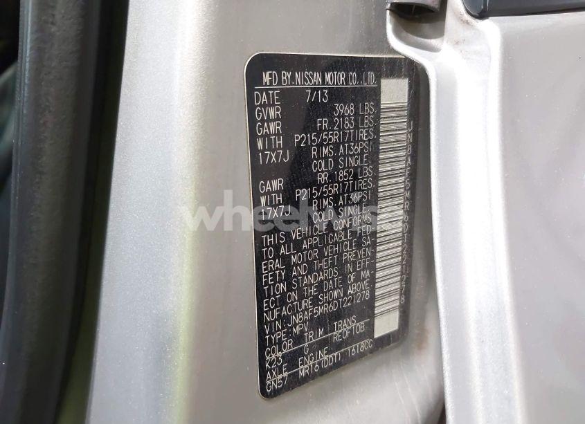 Photo 9 of 2013 Nissan Juke SL (VIN JN8AF5MR6DT221278)