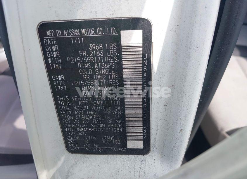 Photo 9 of 2011 Nissan Juke SV (VIN JN8AF5MR7BT011284)