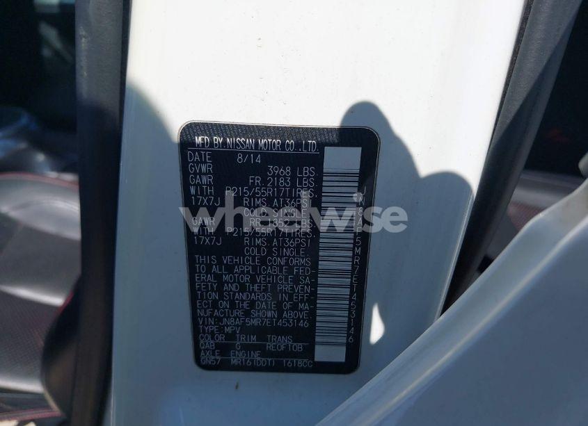 Photo 9 of 2014 Nissan Juke SL (VIN JN8AF5MR7ET453146)