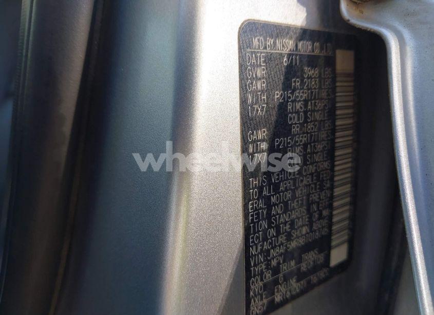 Photo 9 of 2011 Nissan Juke SL (VIN JN8AF5MR8BT018745)