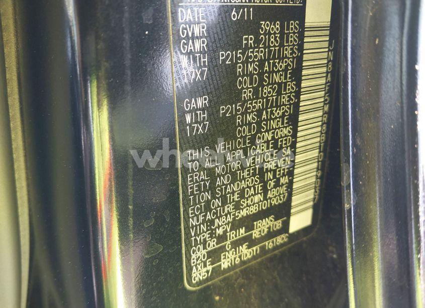 Photo 9 of 2011 Nissan Juke SV (VIN JN8AF5MR8BT019037)