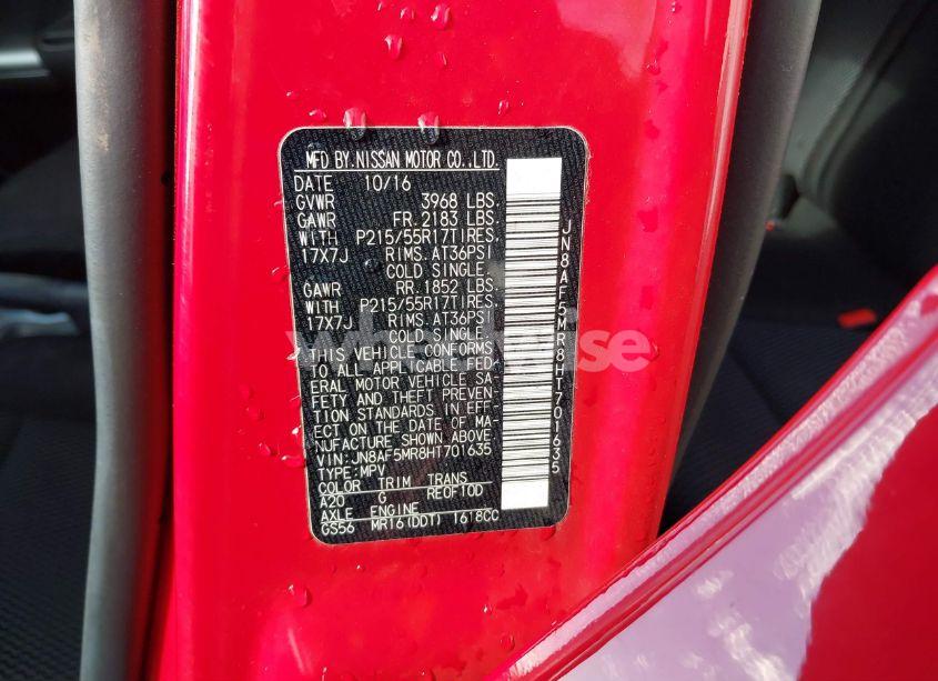 Photo 9 of 2017 Nissan Juke S (VIN JN8AF5MR8HT701635)