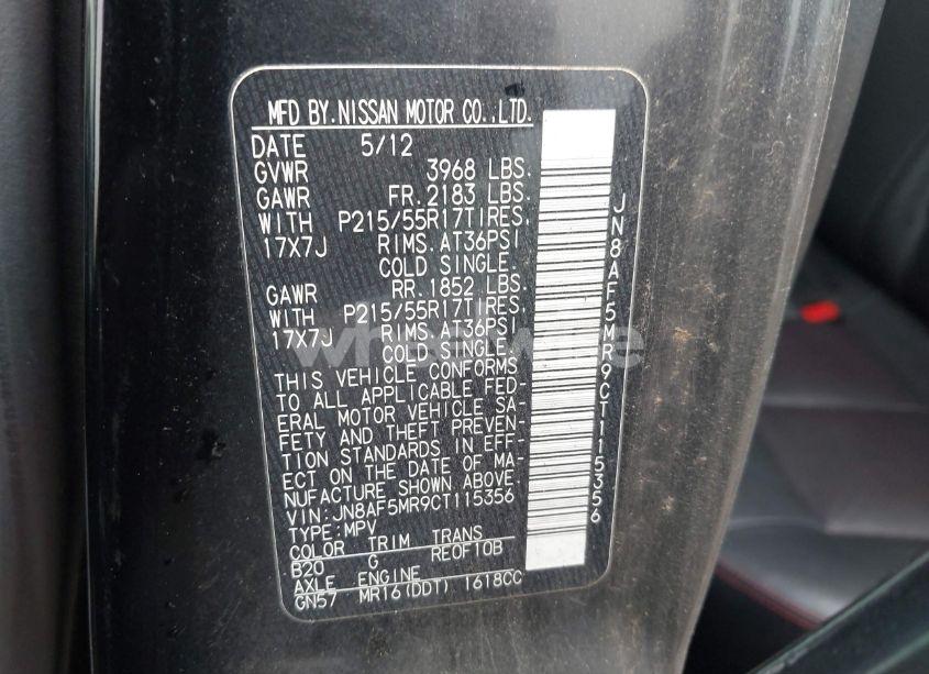 Photo 9 of 2012 Nissan Juke SL (VIN JN8AF5MR9CT115356)