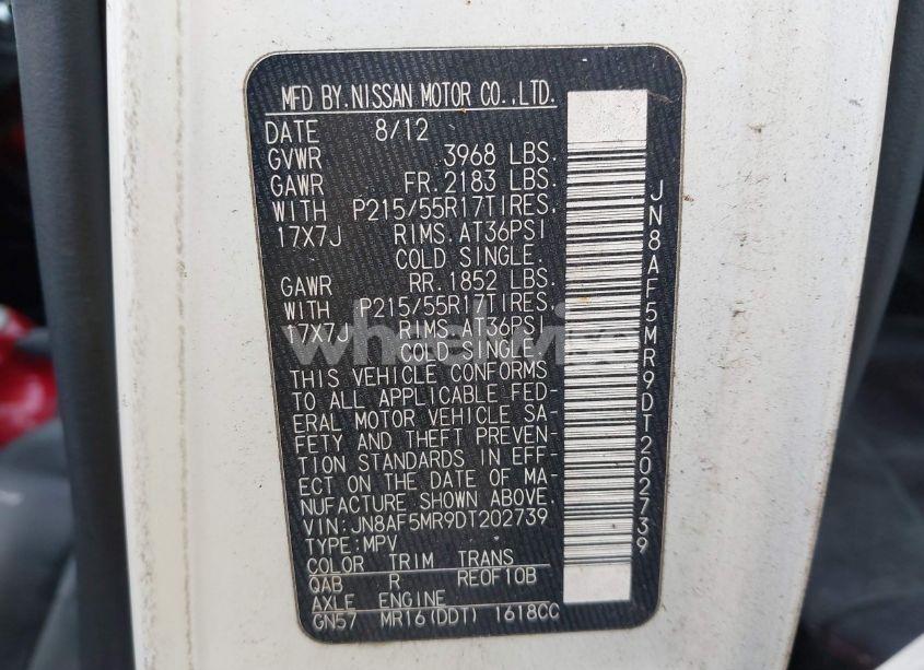 Photo 9 of 2013 Nissan Juke SL (VIN JN8AF5MR9DT202739)