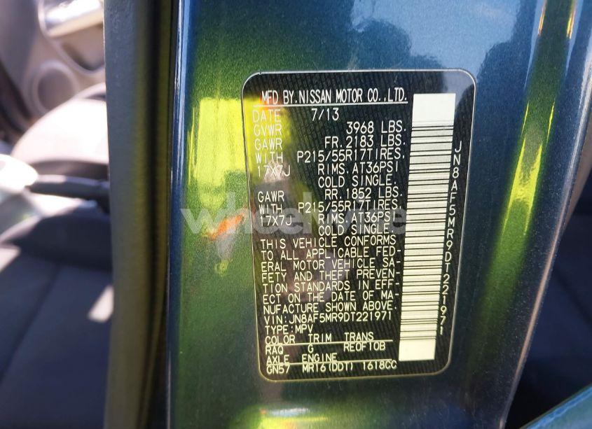 Photo 9 of 2013 Nissan Juke S (VIN JN8AF5MR9DT221971)