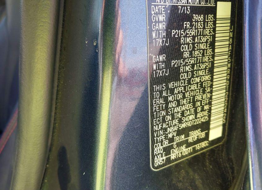 Photo 9 of 2013 Nissan Juke SL (VIN JN8AF5MR9DT222425)