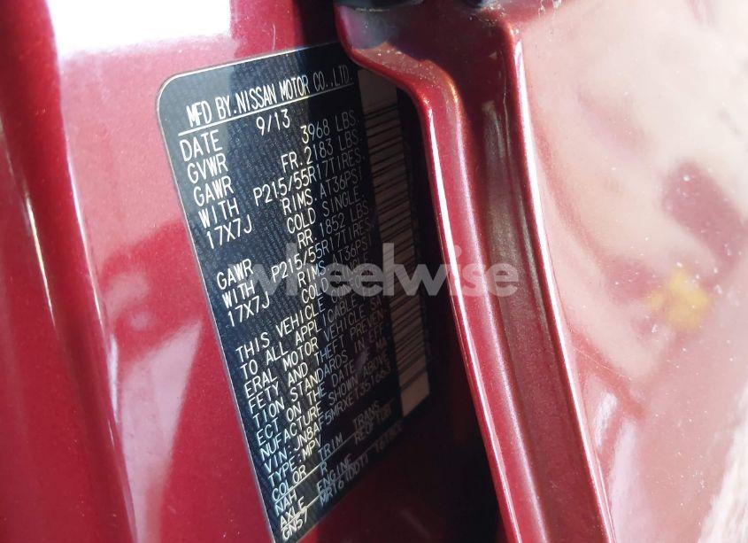 Photo 9 of 2014 Nissan Juke NISMO/S/SL/SV (VIN JN8AF5MRXET351663)