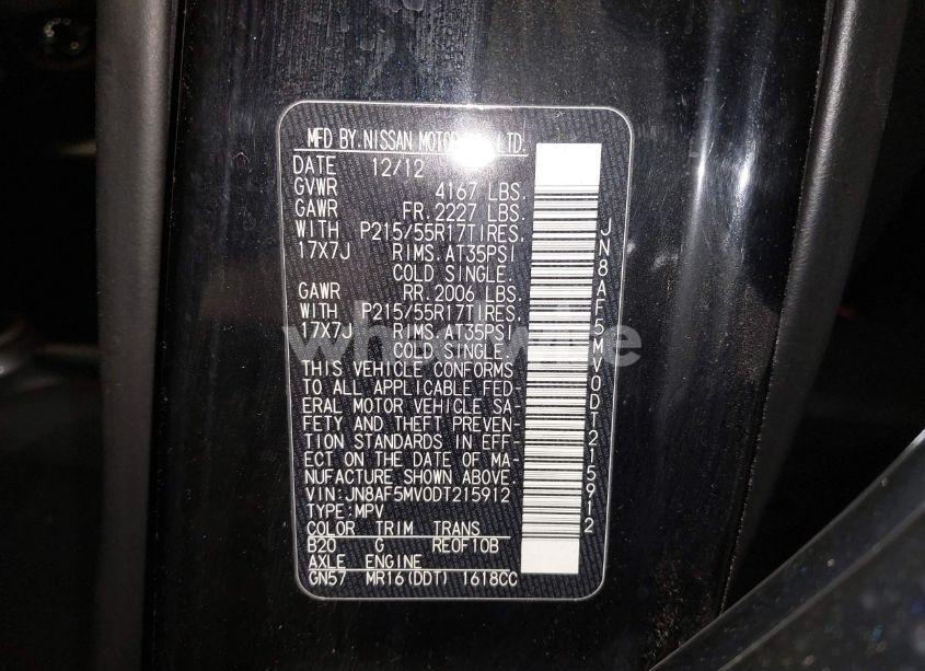 Photo 9 of 2013 Nissan Juke SV (VIN JN8AF5MV0DT215912)