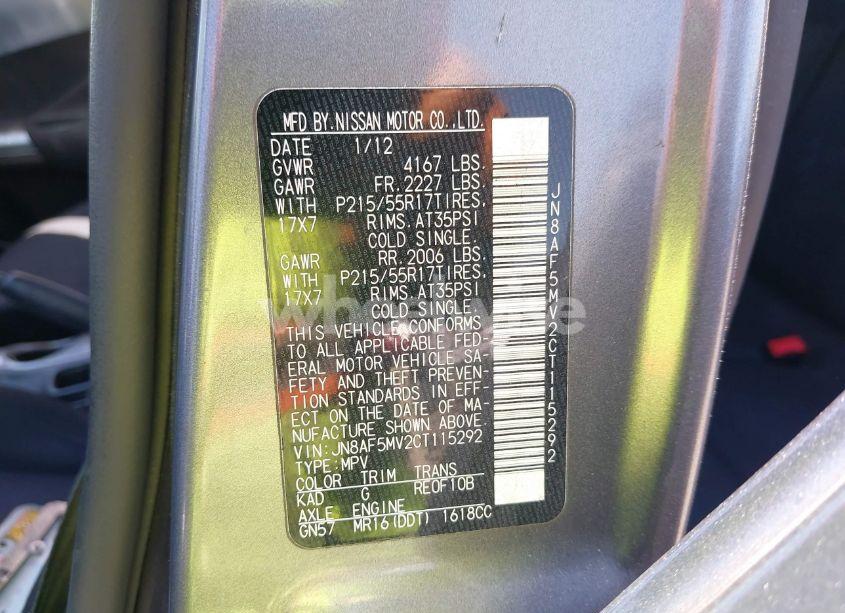 Photo 9 of 2012 Nissan Juke S (VIN JN8AF5MV2CT115292)