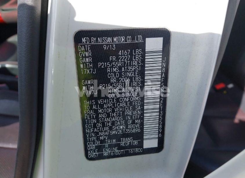 Photo 9 of 2014 Nissan Juke SL (VIN JN8AF5MV2ET355896)