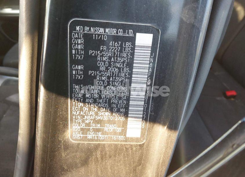 Photo 9 of 2011 Nissan Juke SV (VIN JN8AF5MV3BT012705)