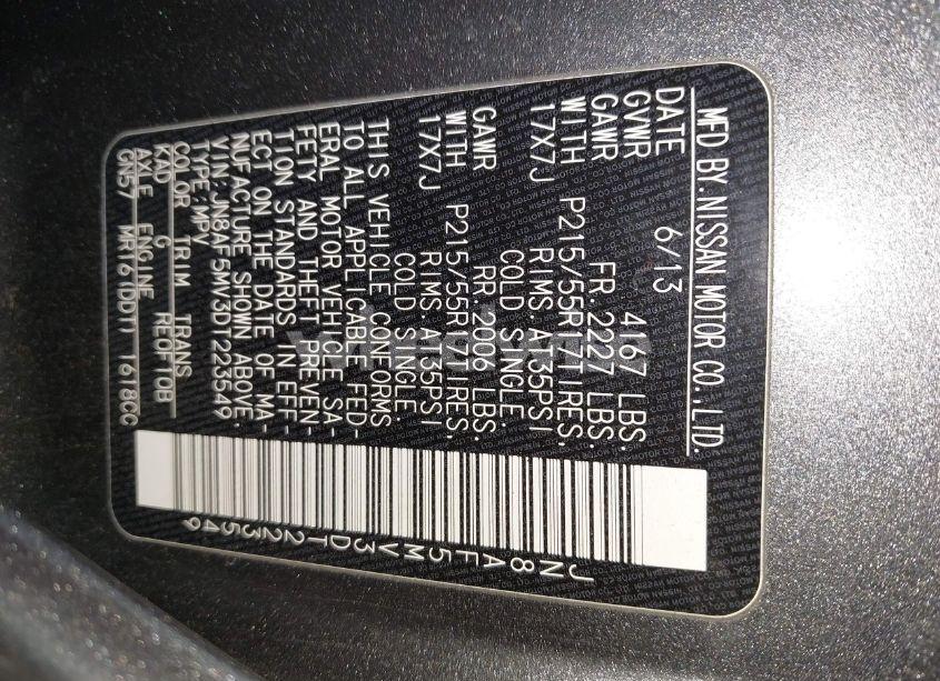 Photo 9 of 2013 Nissan Juke SV (VIN JN8AF5MV3DT223549)