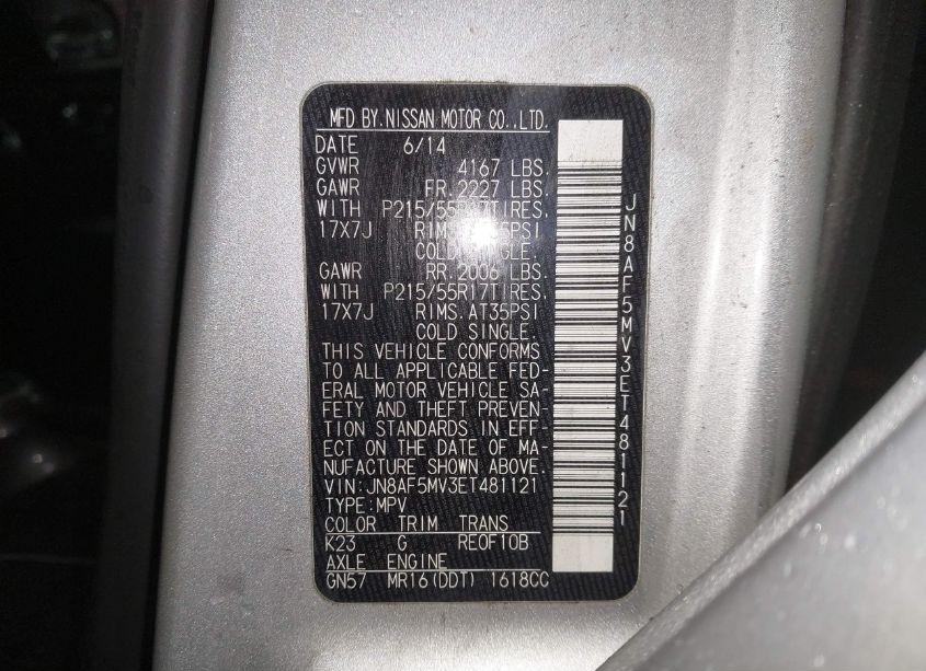 Photo 9 of 2014 Nissan Juke S (VIN JN8AF5MV3ET481121)