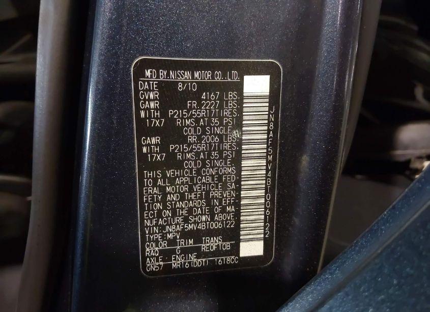 Photo 9 of 2011 Nissan Juke SV (VIN JN8AF5MV4BT006122)