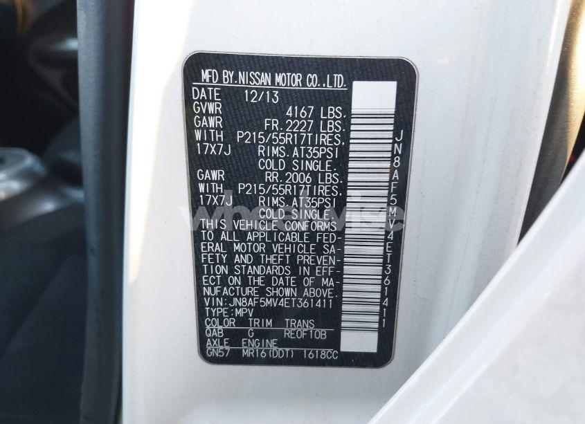 Photo 9 of 2014 Nissan Juke SV (VIN JN8AF5MV4ET361411)