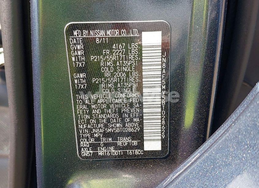 Photo 9 of 2011 Nissan Juke SL (VIN JN8AF5MV5BT028629)