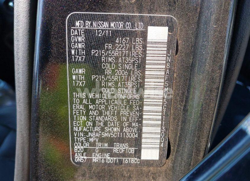 Photo 9 of 2012 Nissan Juke SL (VIN JN8AF5MV5CT113004)