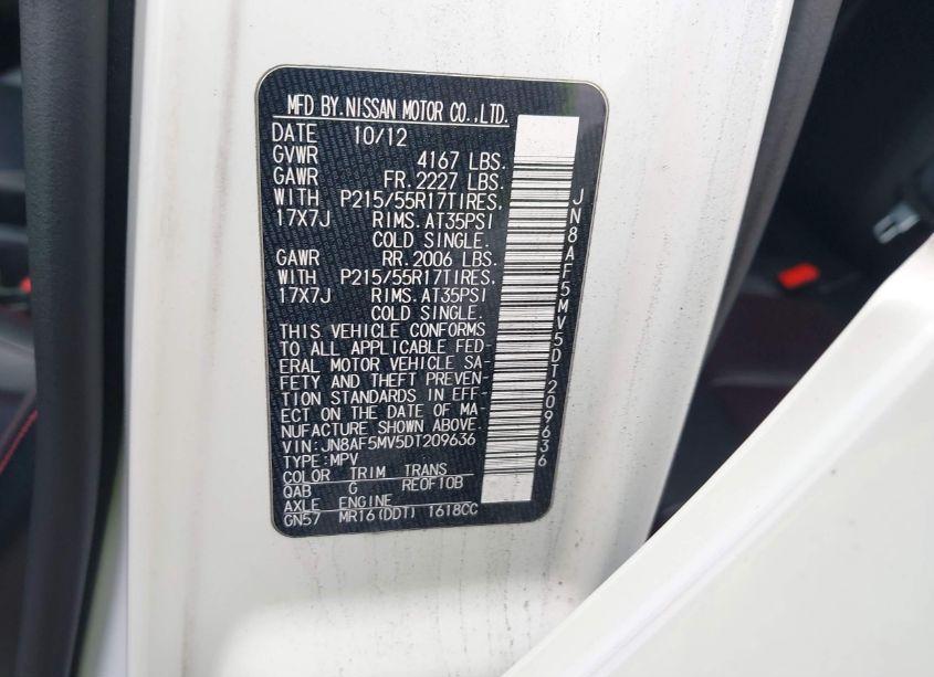 Photo 9 of 2013 Nissan Juke SL (VIN JN8AF5MV5DT209636)