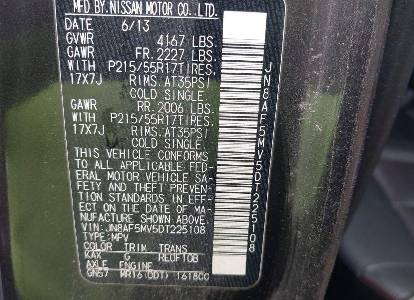 Photo 9 of 2013 Nissan Juke SL (VIN JN8AF5MV5DT225108)