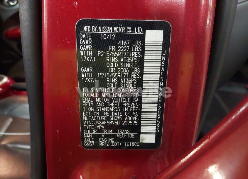 Photo 9 of 2013 Nissan Juke SL (VIN JN8AF5MV6DT209595)