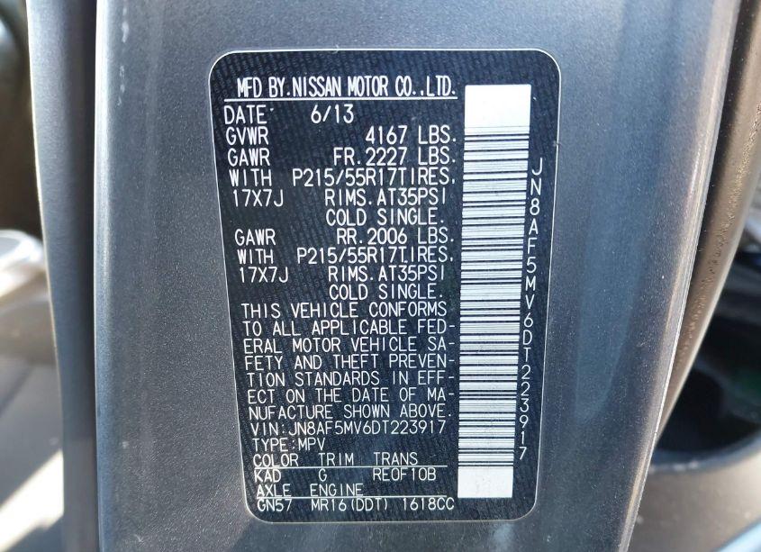 Photo 9 of 2013 Nissan Juke S (VIN JN8AF5MV6DT223917)