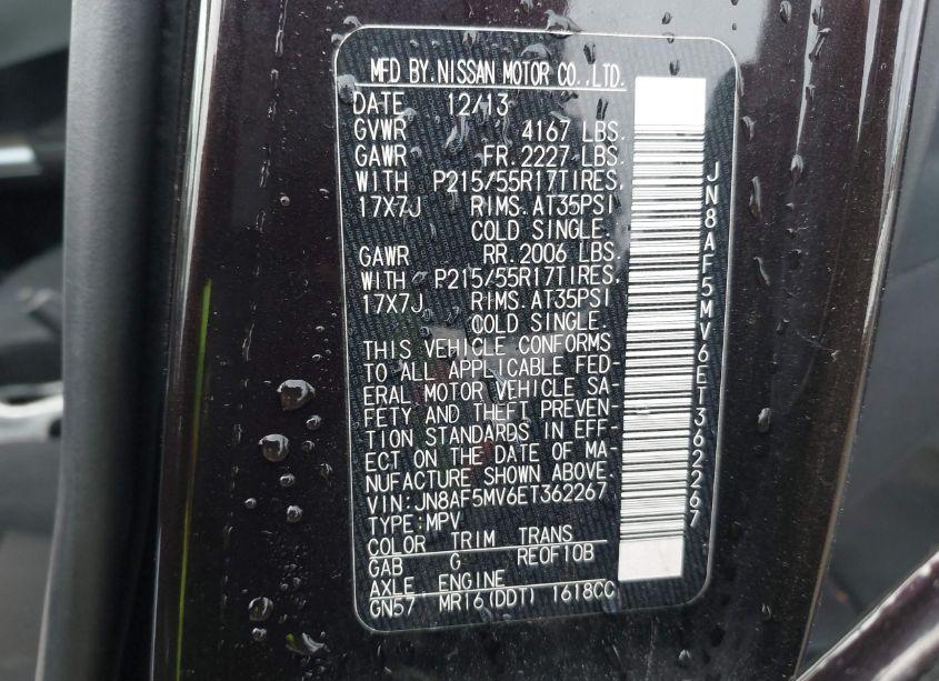 Photo 9 of 2014 Nissan Juke S (VIN JN8AF5MV6ET362267)