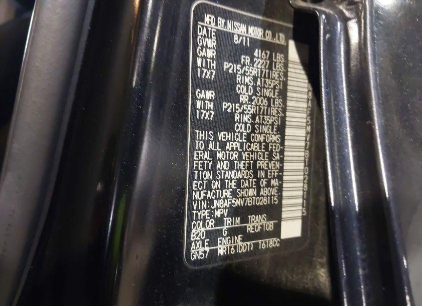 Photo 9 of 2011 Nissan Juke SV (VIN JN8AF5MV7BT028115)