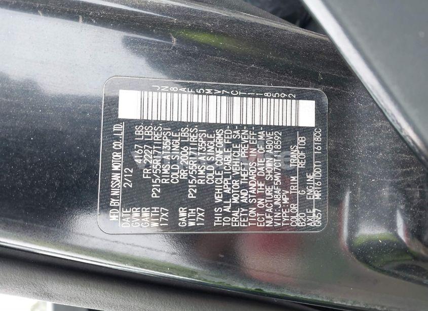 Photo 9 of 2012 Nissan Juke SL (VIN JN8AF5MV7CT118592)