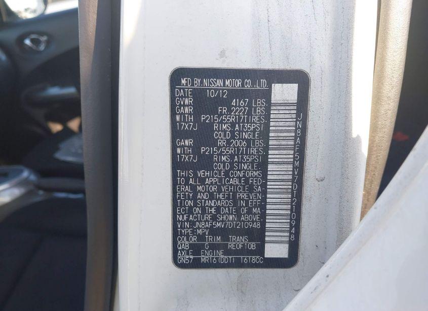 Photo 9 of 2013 Nissan Juke S (VIN JN8AF5MV7DT210948)