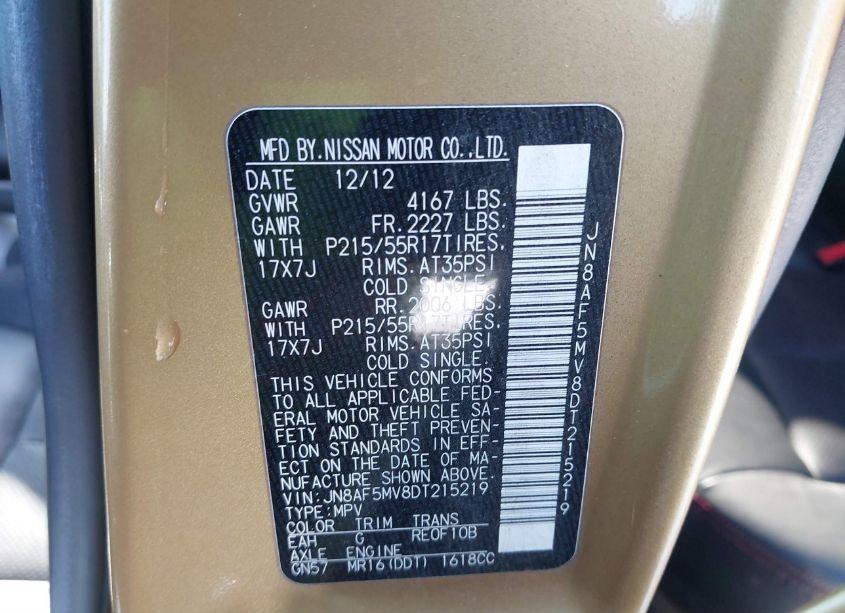 Photo 9 of 2013 Nissan Juke SL (VIN JN8AF5MV8DT215219)