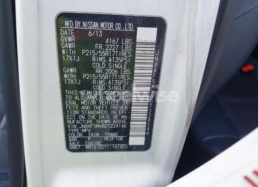 Photo 9 of 2013 Nissan Juke SL (VIN JN8AF5MV8DT224146)