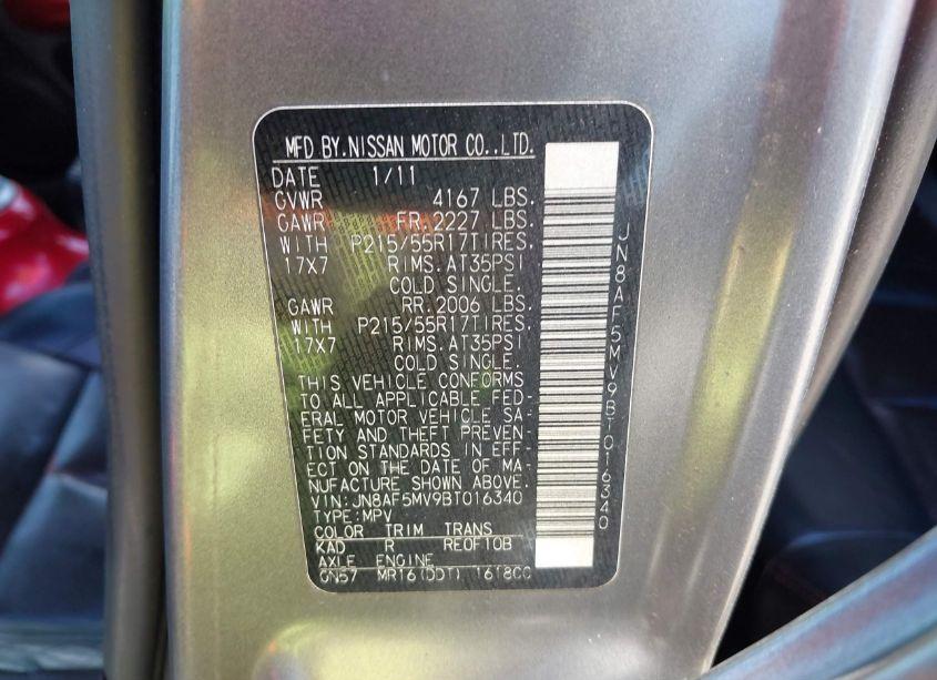 Photo 9 of 2011 Nissan Juke SL (VIN JN8AF5MV9BT016340)