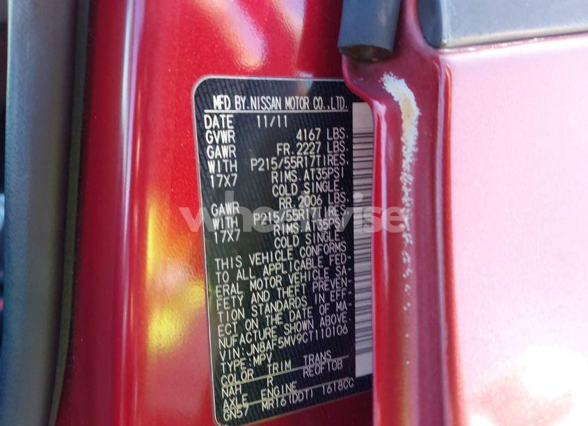 Photo 9 of 2012 Nissan Juke SL (VIN JN8AF5MV9CT110106)